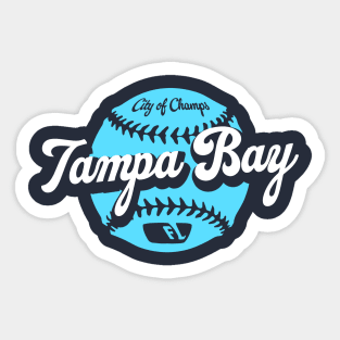 Tampa Bay Baseball Sticker